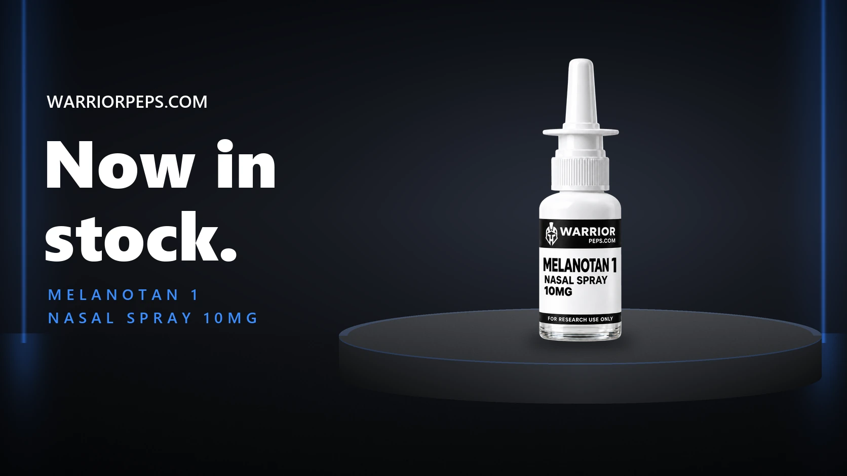 Now in stock: Melanotan 1 Nasal Spray