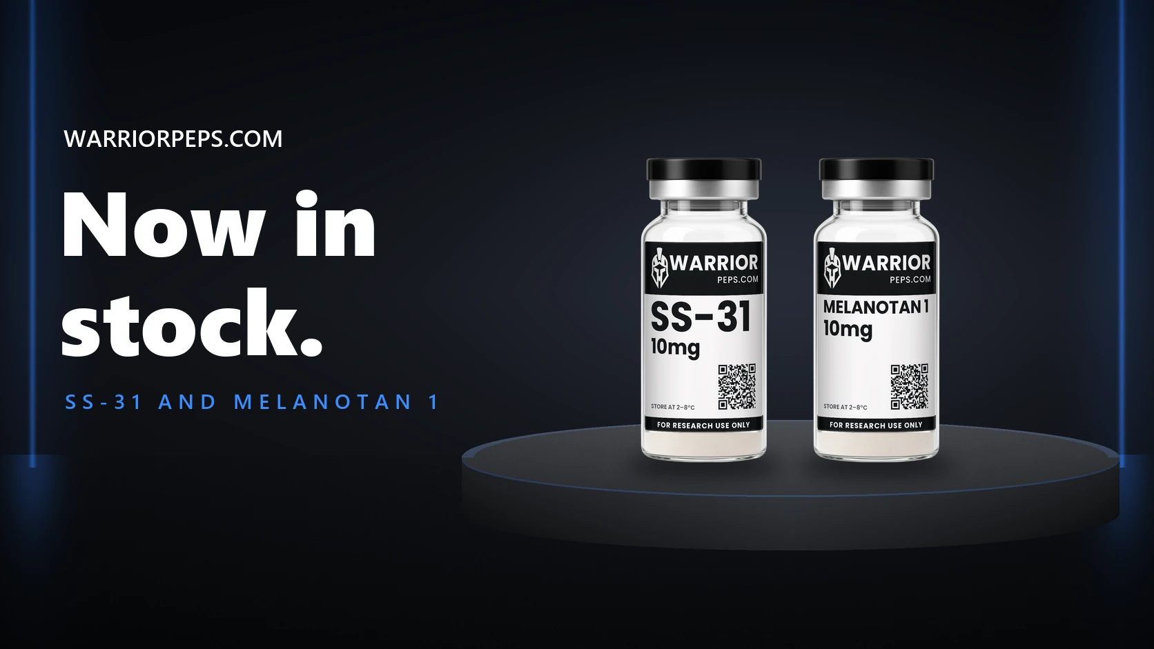 Now in stock: SS-31 and Melanotan 1